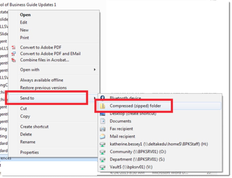 How to Compress (Zip) a Folder