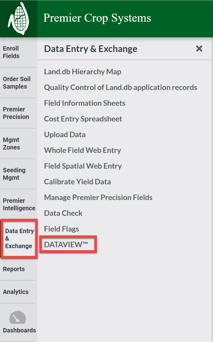 How to Access a Grower's Data in DataView