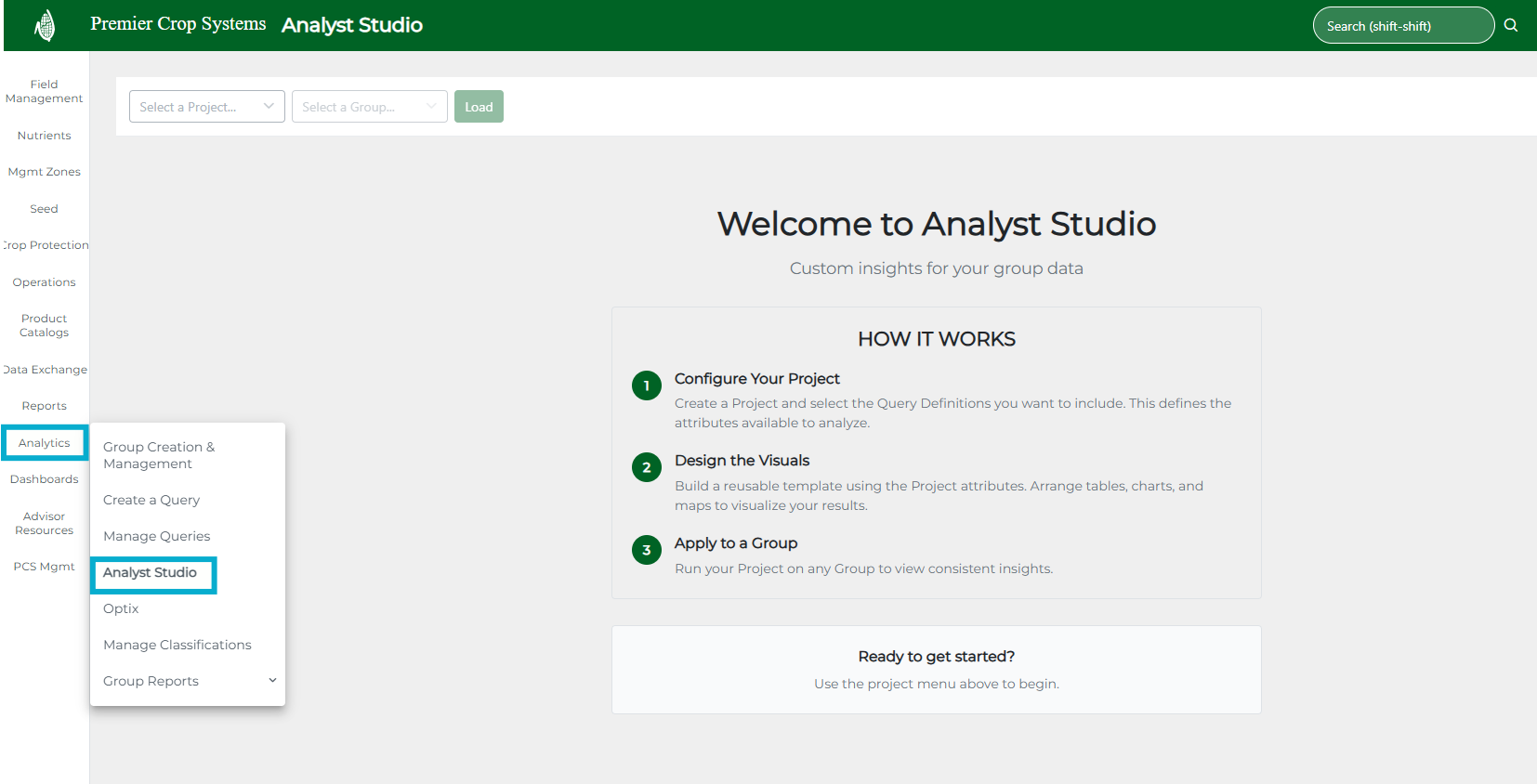 Analyst Studio Intro - Getting Started