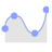 Spline Area Chart icon